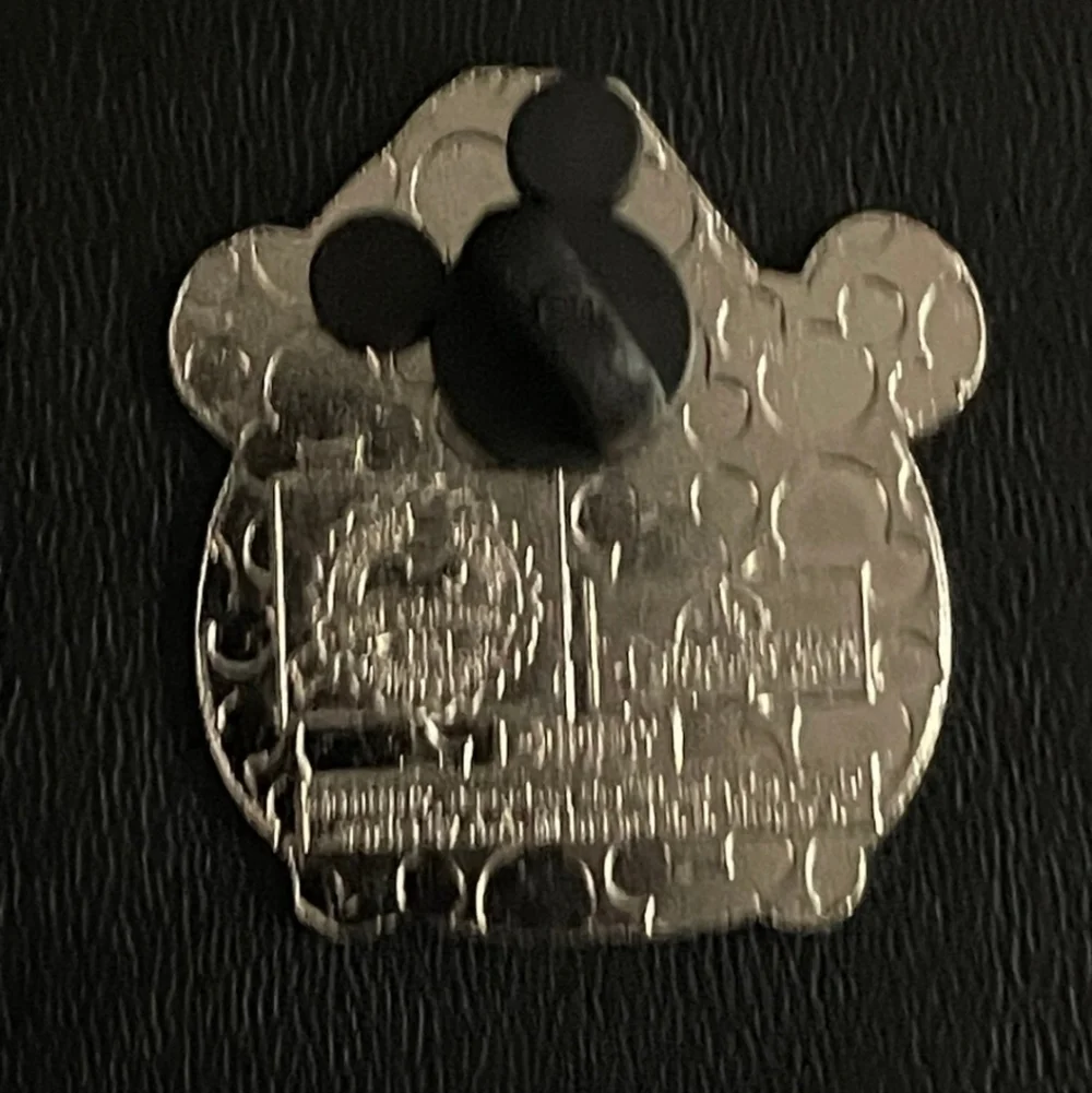 Disney Orange Pumpkin Bear Pin with Red Hat